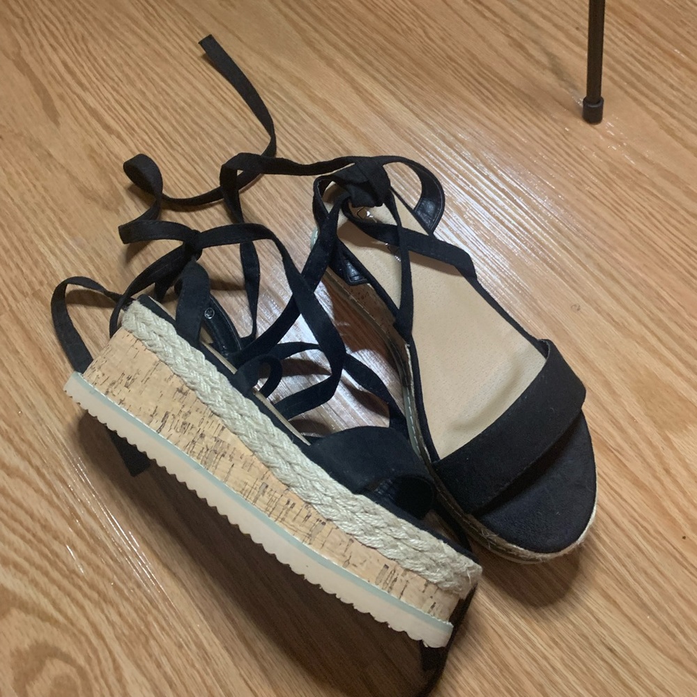 Boohoo Wedge Platform Sandals